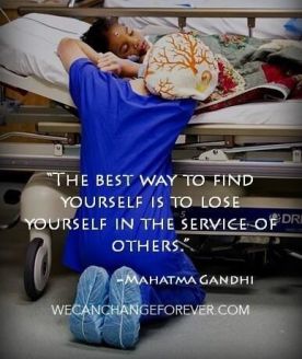 LOSE YOURSELF SERVING OTHERS