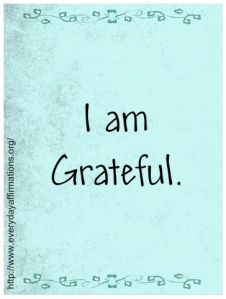 i am grateful