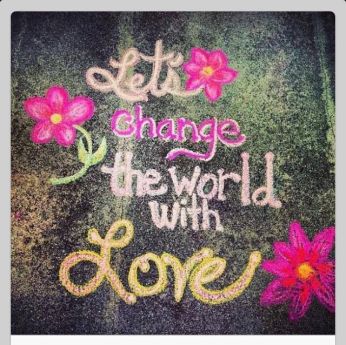 LET'S CHANGE THE WORLD WITH LOVE