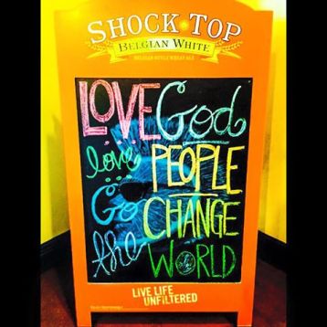 LOVE GOD LOVE PEOPLE CHANGE THE WORLD