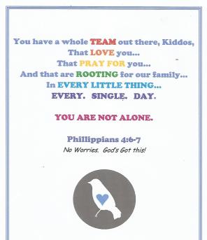you are not alone kiddos collage